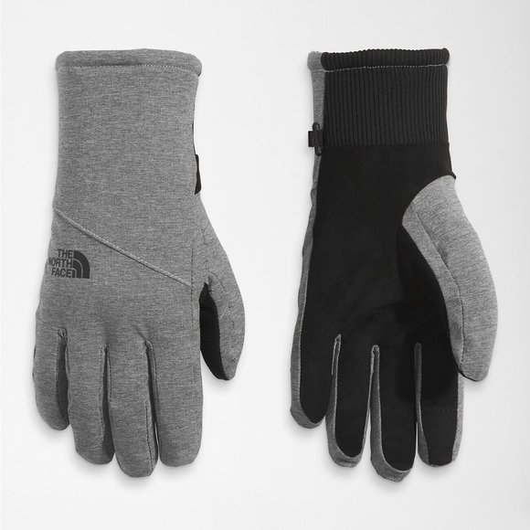 The North Face Women's Size SMALL Gray & black Shelbe Raschel Etip Gloves NEW - Picture 1 of 2